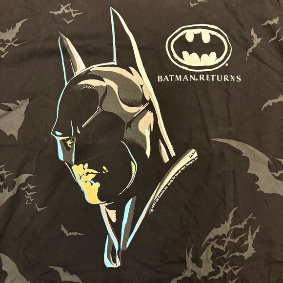 1992 AOP Batman Returns NovelTeez Vintage Tee - Picture 2 of 7